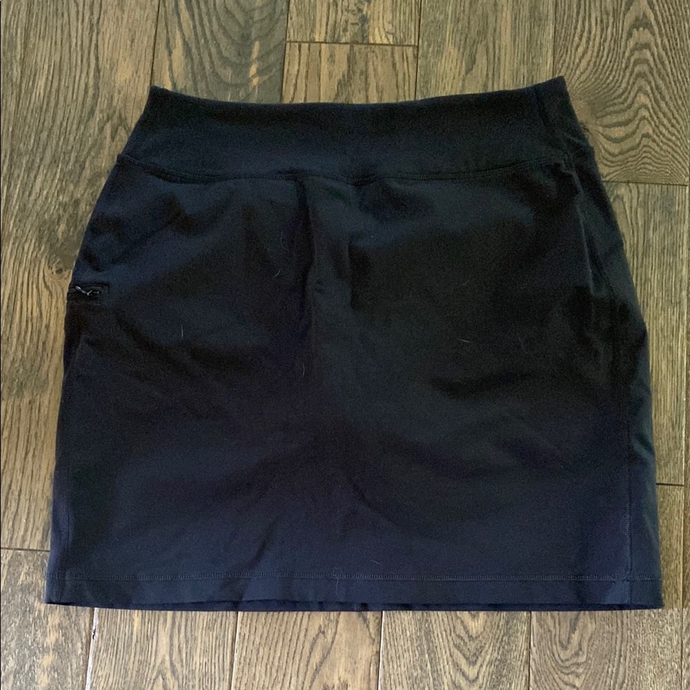 Black Knit Skort